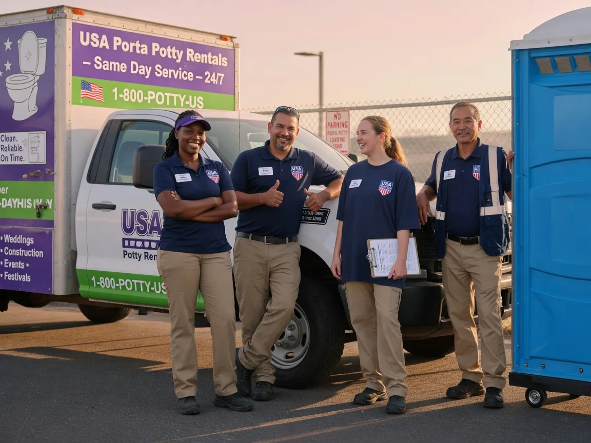 Porta Potty Rental company in Winfall, NC
